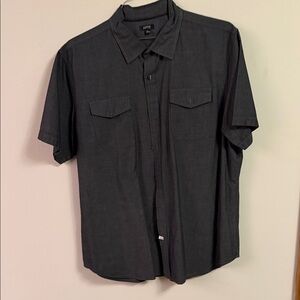 Apt. 9 Men's Charcoal Button Down Shirt